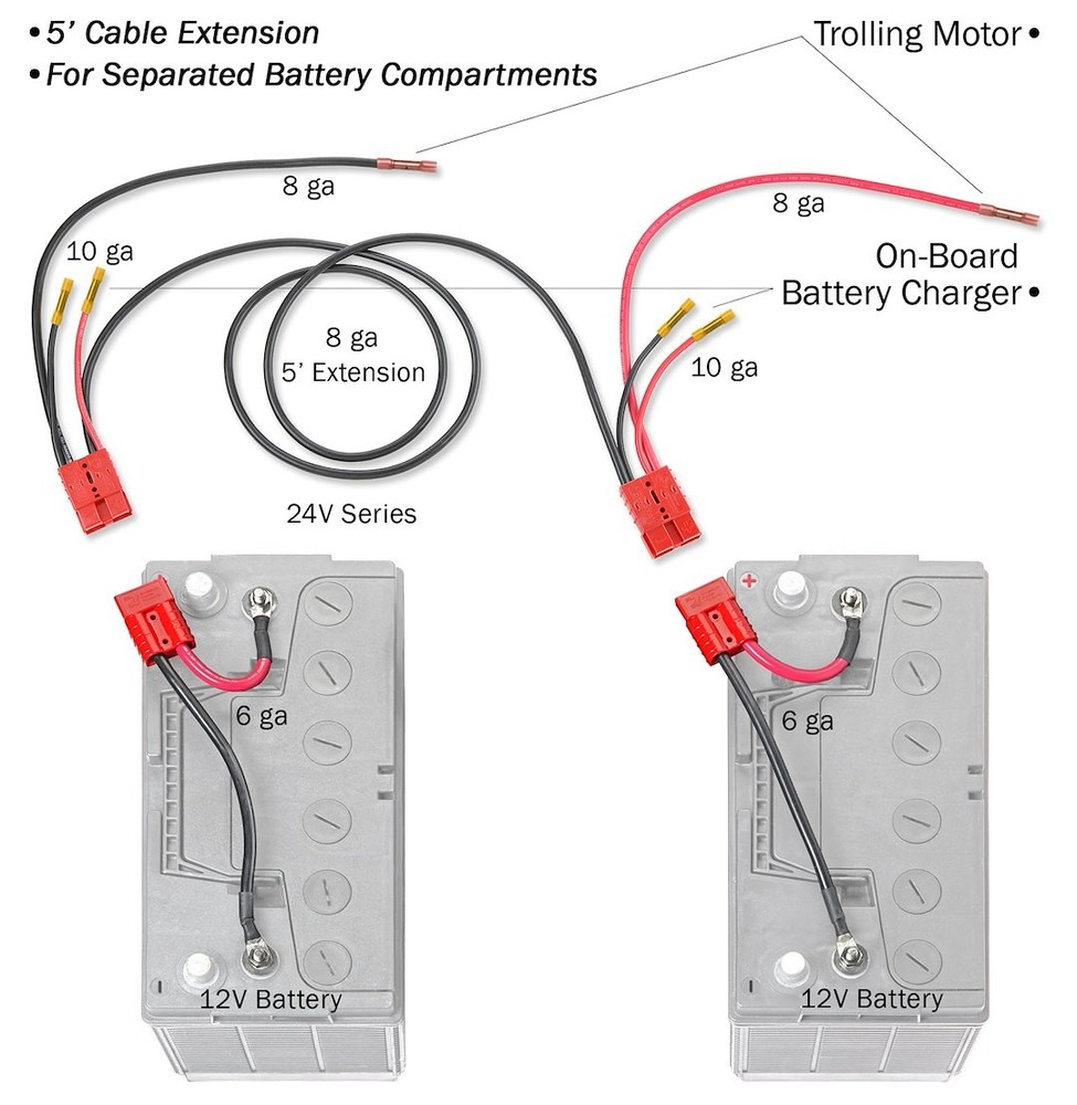 CONNECT EASE 24V TROLLING MOTOR SEPARA- RCE24VB5CHK