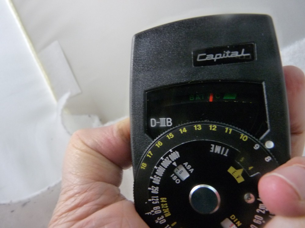CAPITAL D-3B Incident & Reflected Light Reading CDS Exposure Meter + Case