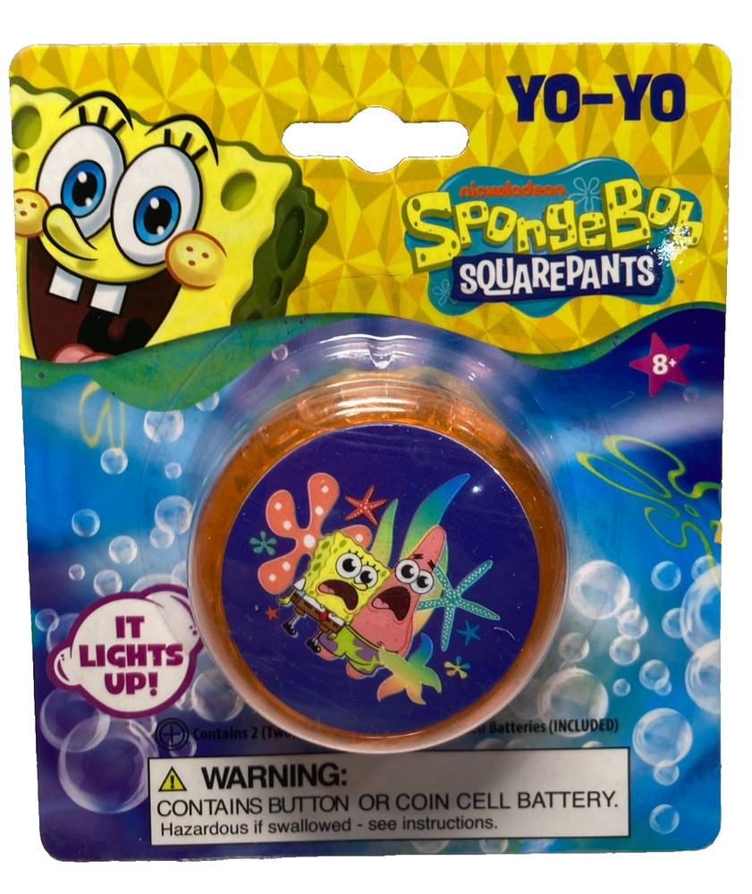 Nickelodeon SpongeBob SquarePants Fishface Light Up YO-YO New