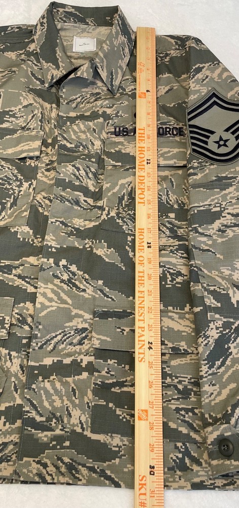 USAF Digital Tiger Camo Pattern Size 42L Coat Men's Utility Air Force Jacket