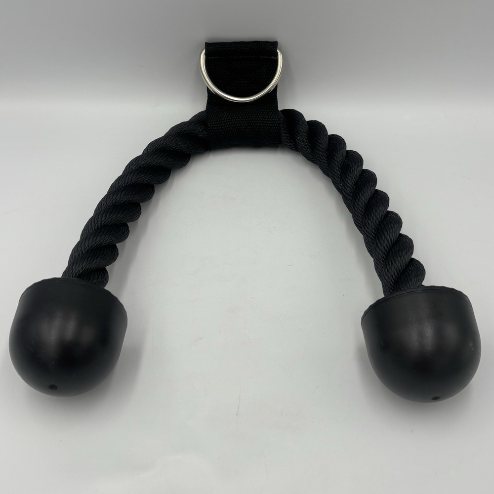 P9OX Tricep Rope Push Up Pull Down Press Bar Gym Cable Attachment Machine Handle