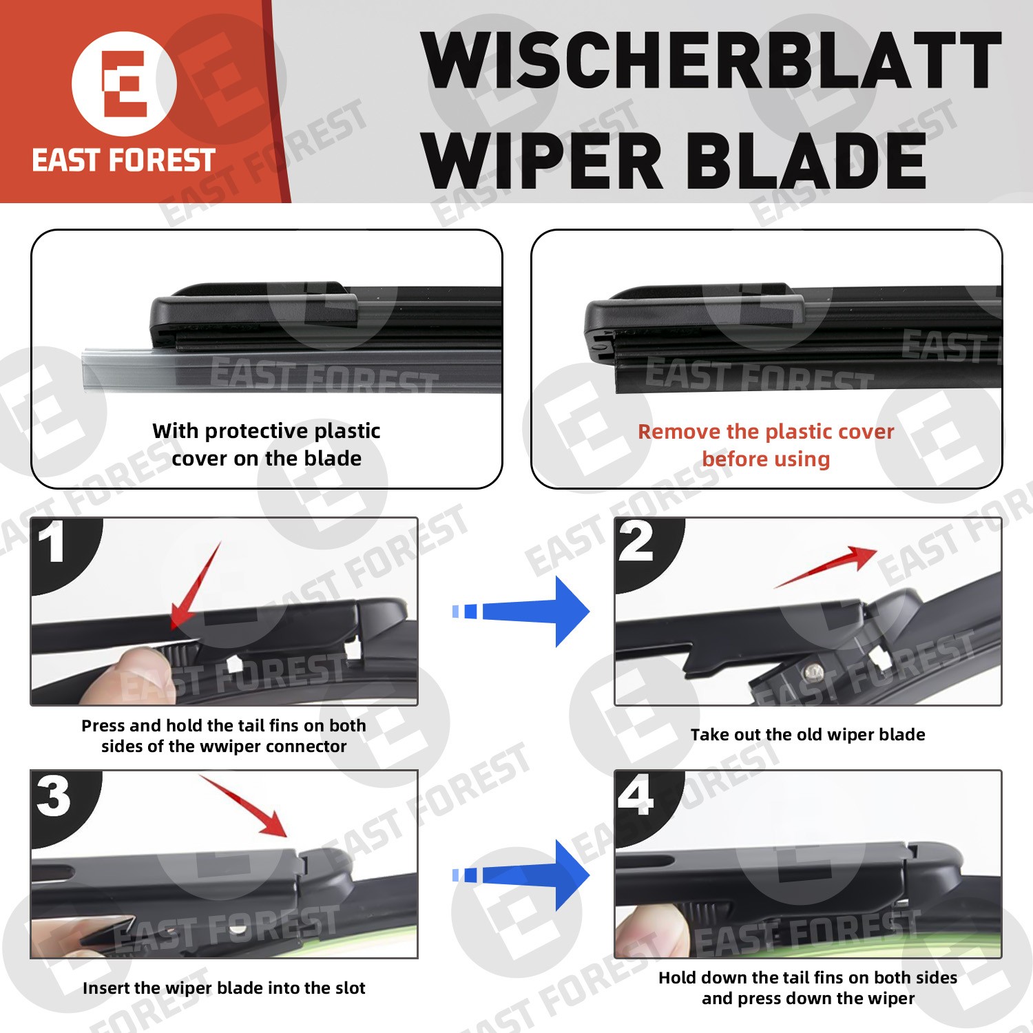 All Season Front Windshield Wiper Blades 22"+22"For Chevy Silverado 2008-2014