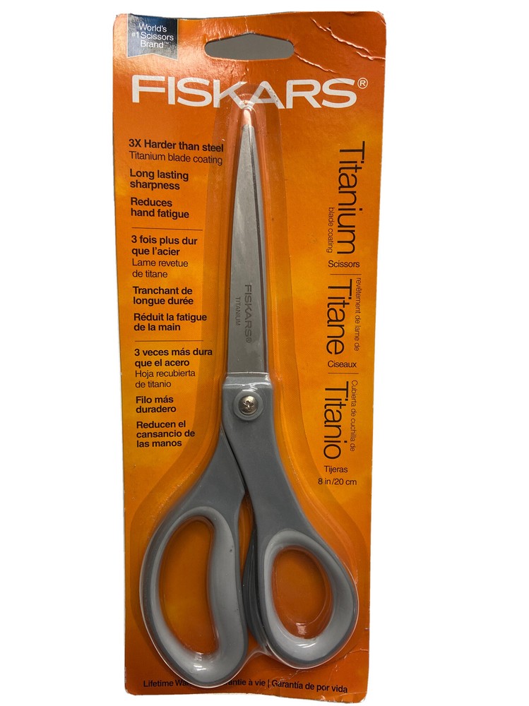 fiskars titanium non-stick scissors 8 inch