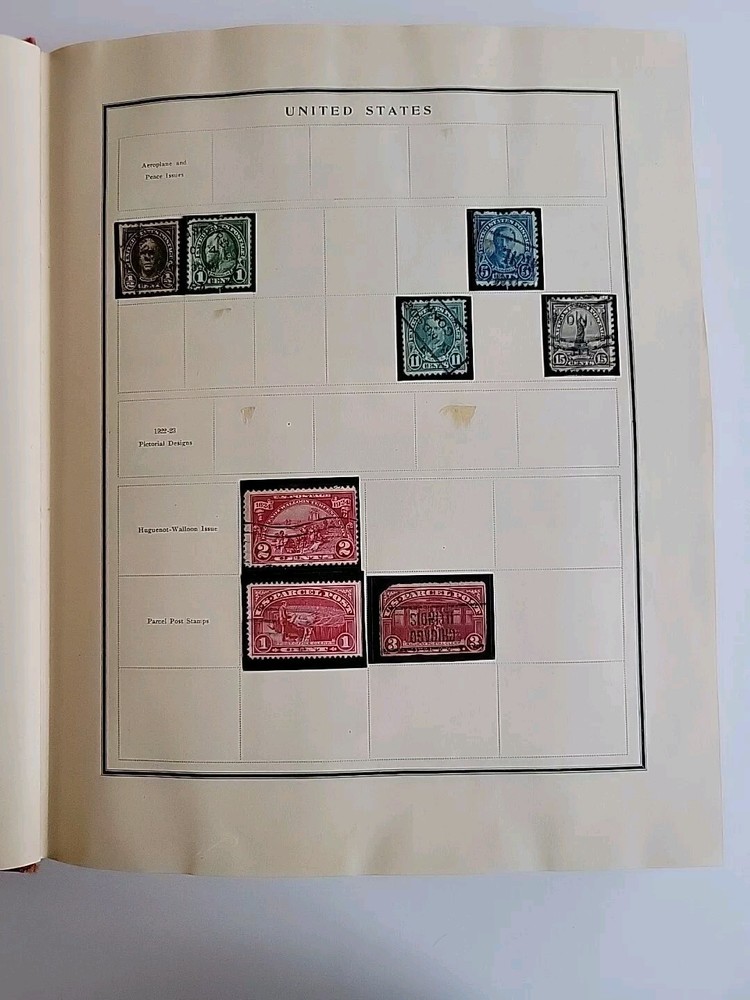 Modern Postage Stamp Album Fully Illustrated 1925 Edition