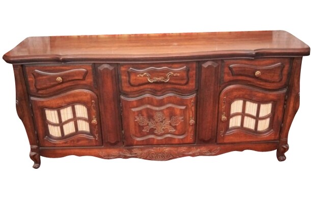 VINTAGE BALL FOOT SERVER BUFFET