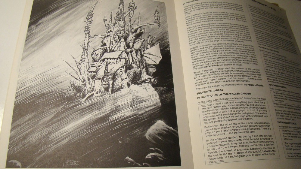 MODULE - UK1 *NICE COPY 1ST PRINT* BEYOND THE CRYSTAL CAVE - DUNGEONS DRAGONS