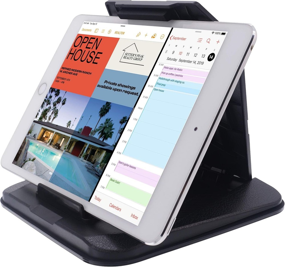Dashboard GPS Mount - Universal Phone Tablet PC Navigation Holder for Black