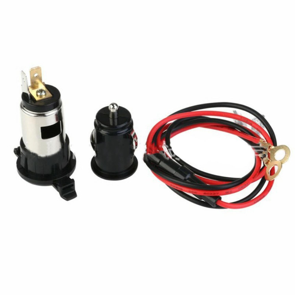 Portable Power Supply Car Cigarette Lighter Socket Outlet Plug Adapter Outlet