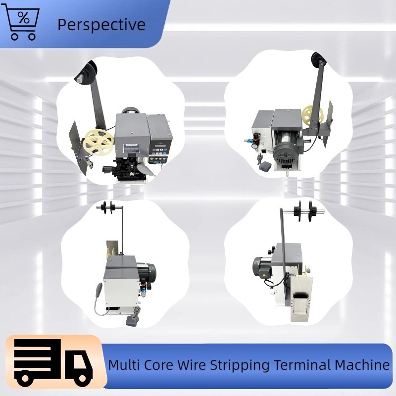 220V 400W Multi-core Wire Stripping & Crimping Machine with 110V Transformer