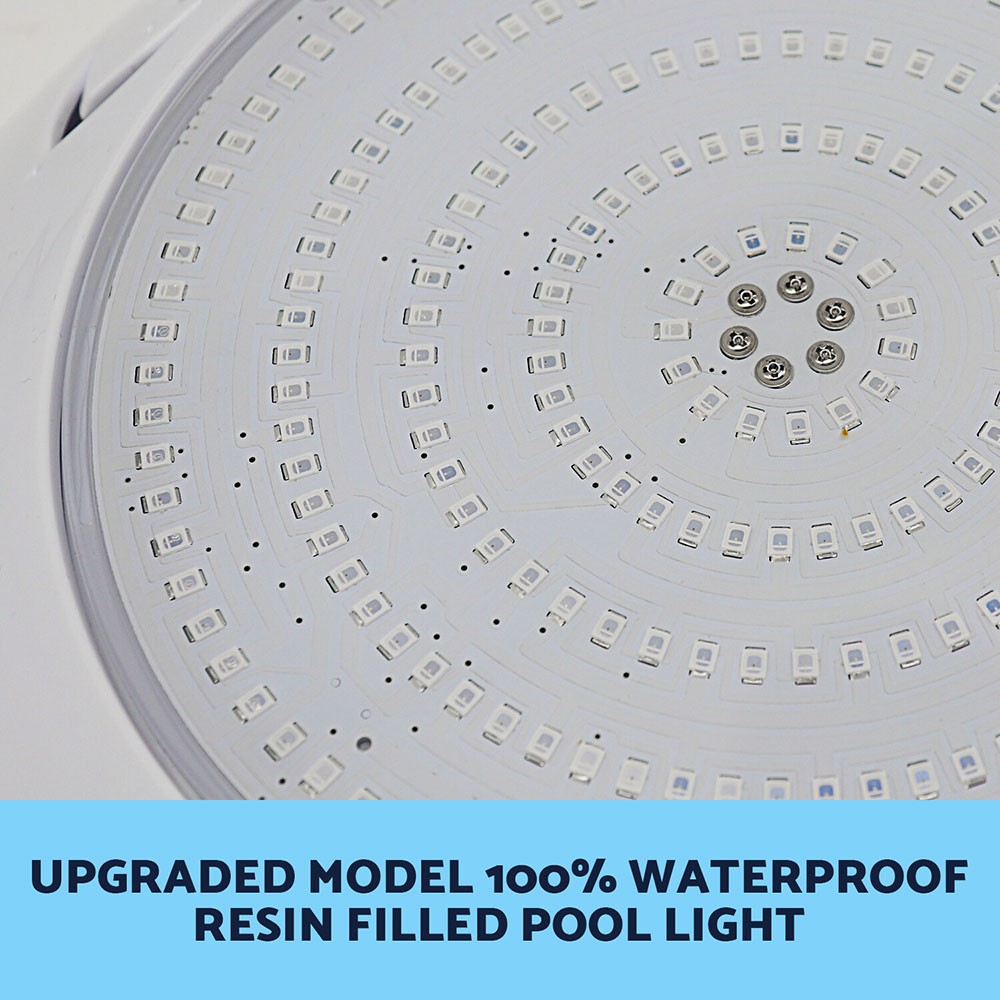 NEW LED Light 12V RGB Remote Control Memory Function Resin Filled Swimming Pool