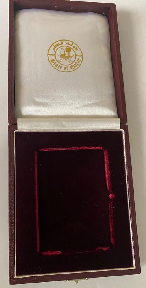 Qatar Official State Gift Presentation Empty Box Case for Collectable - ONLY BOX