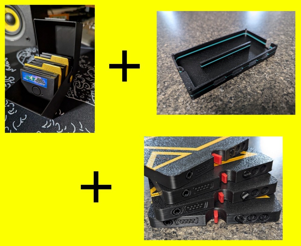 X68000z Accessory Pack - Disk Box, USB Hub Case And Coasters