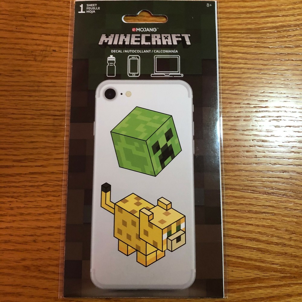 Decal Sticker Minecraft 1 Sheet