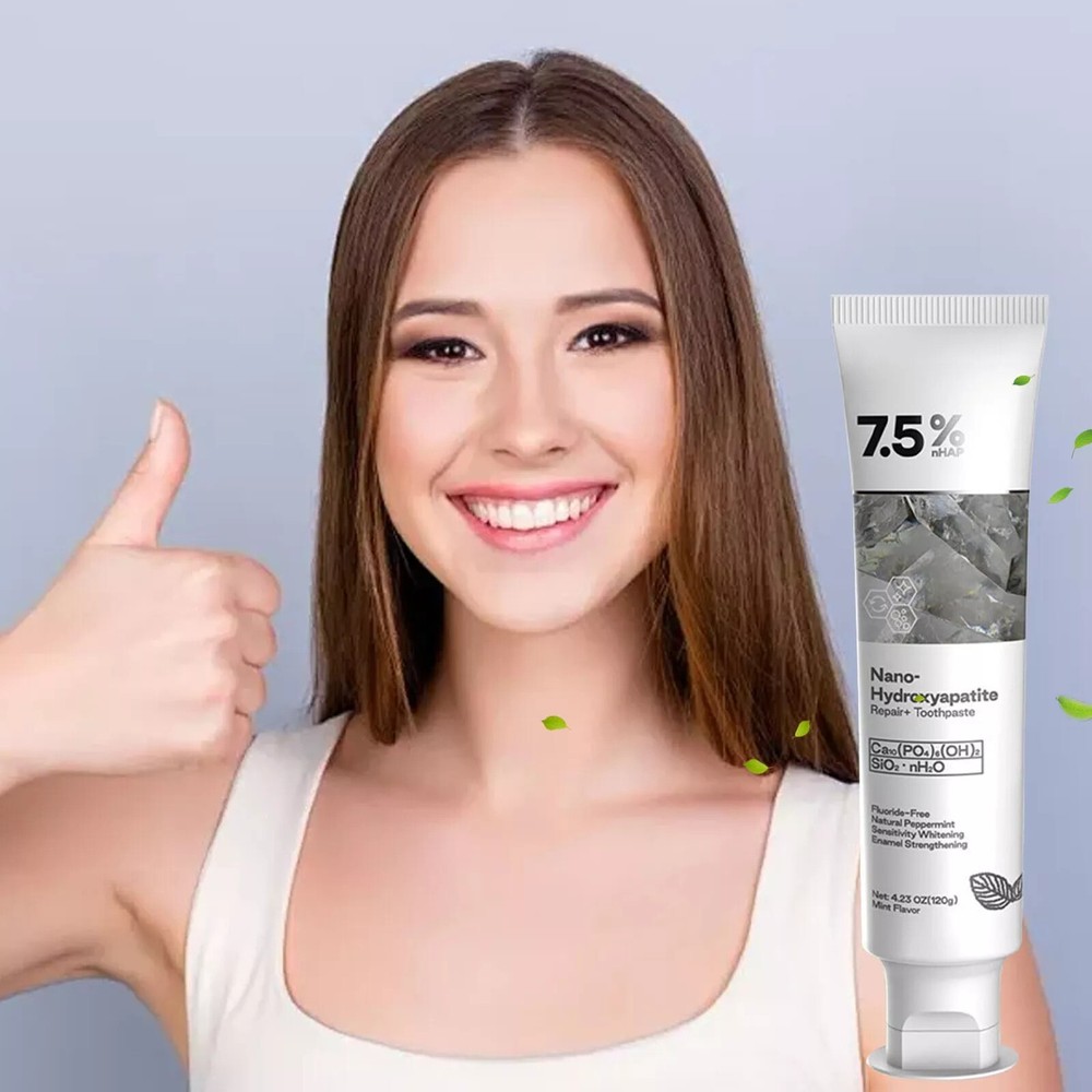 7.5% Hap Nano-Hydroxyapatite Toothpaste Remove Deep Clean For Sensitive Teeth