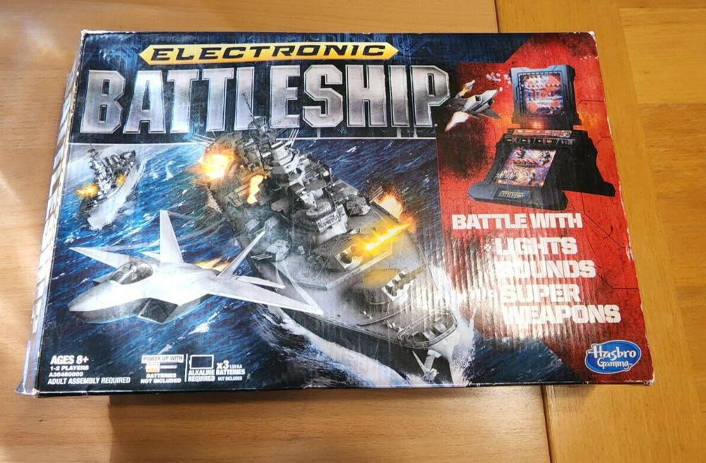 Electronic Battleship Hasbro Board Game 2012 Edition Tested EUC Complete