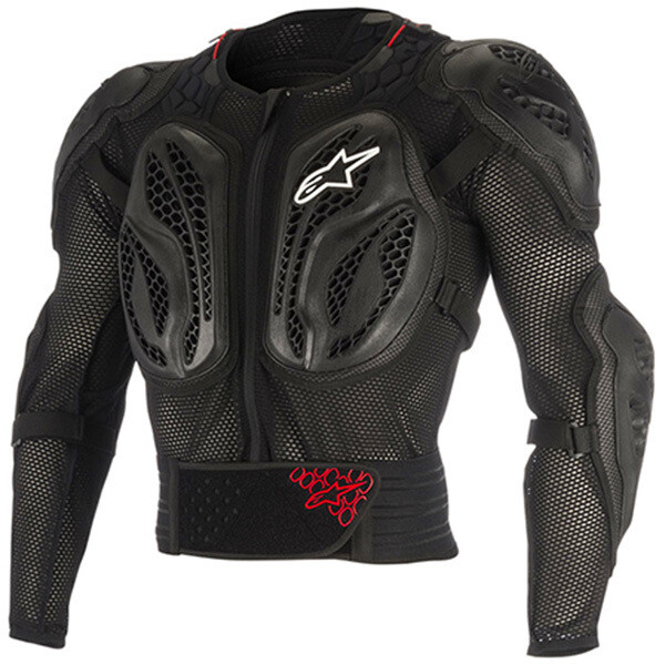 ALPINESTARS BIONIC ACTION BLACK/RED YOUTH ARMOUR JACKET SMALL/MEDIUM