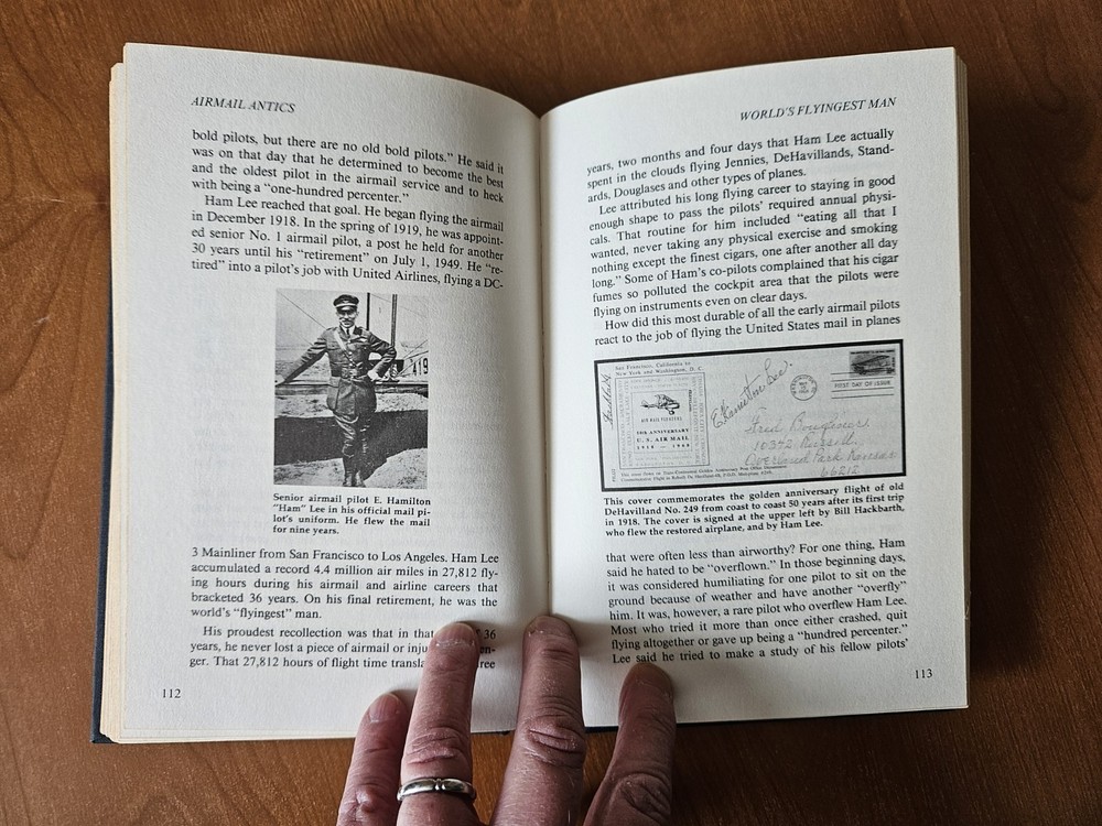 Airmail Antics By Fred Boughner (1988 hardcover)