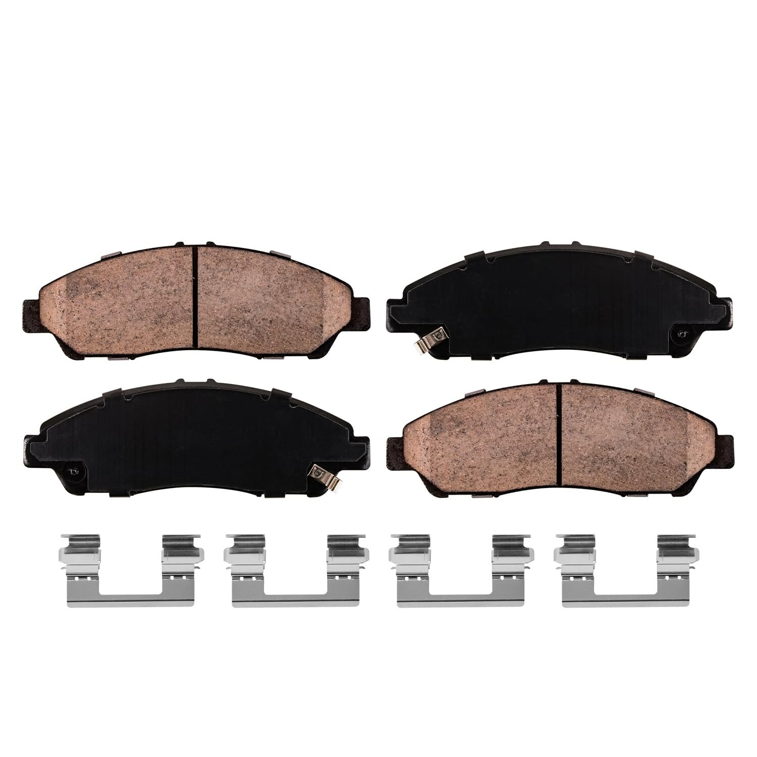 Front and Rear Ceramic Brake Pads w/ Hardware for Honda Pilot Acura MDX ZDX