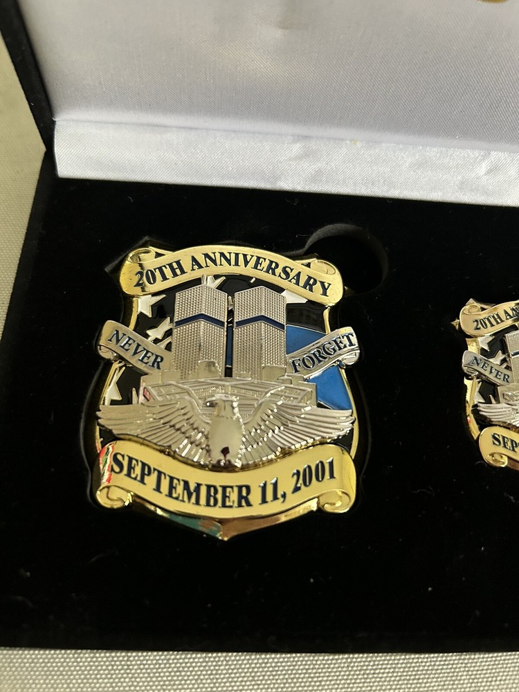 2001 Never Forget 20th Anniversary Badges