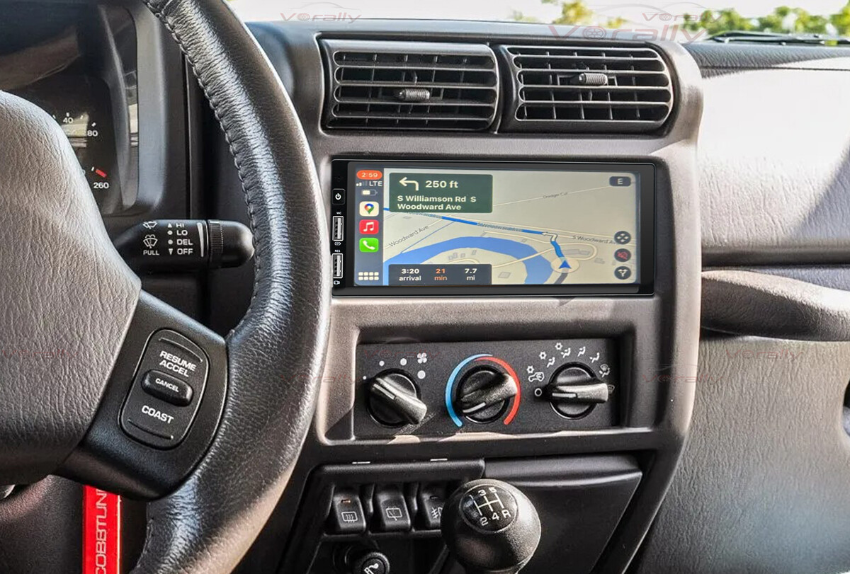 For Jeep Wrangler 1997-2002 Jeep TJ Apple Carplay Stereo Radio Android Nav Play