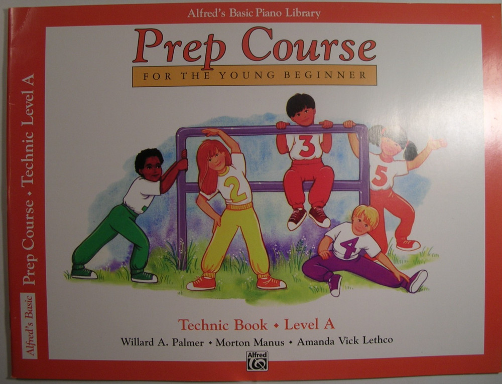 New Alfred's Basic Prep Course Young Beginner Piano Music Technic Book Level A