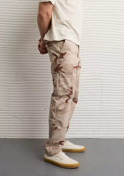 AE Flex Lived-In Cargo Pant, Tan
