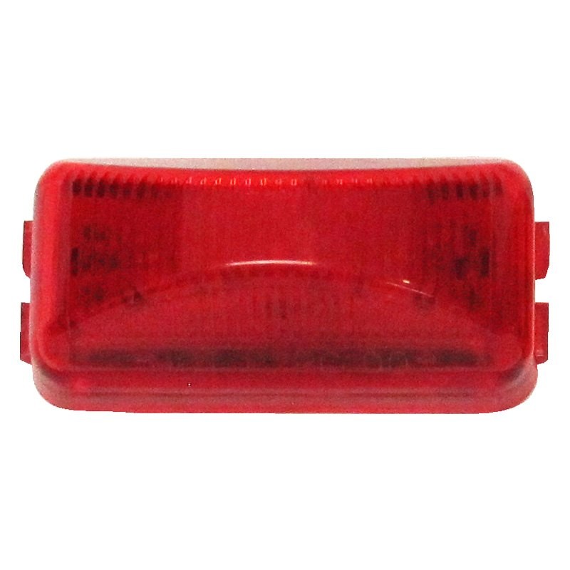 Peterson 203 Series 2.5"x1" Red Rectangular LED Side Marker Light