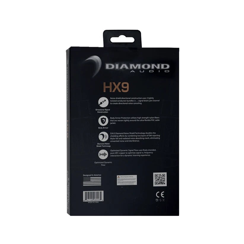 Diamond Audio HX9 9Ft Two Channel RCA Cable