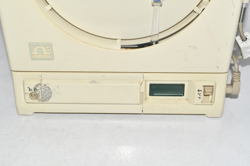 OMEGA CT485B Temperature and Humidity Chart Recorder White Missing Front Cover