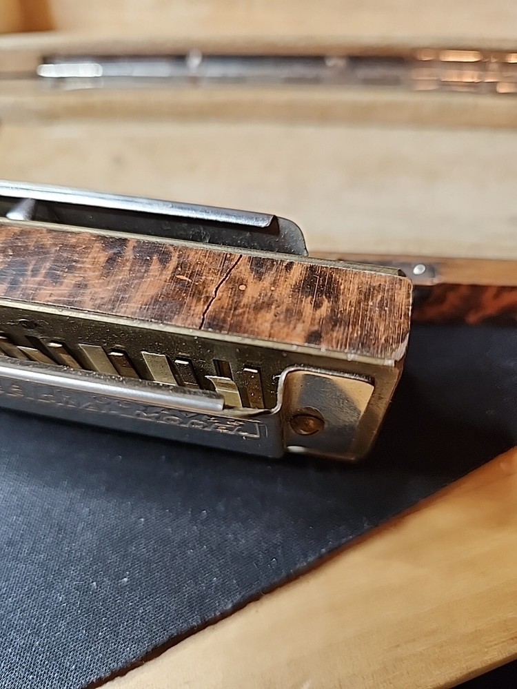 Vintage Hohner The 64 Chromonica 4 Chromatic Octave Professional Model Harmonica