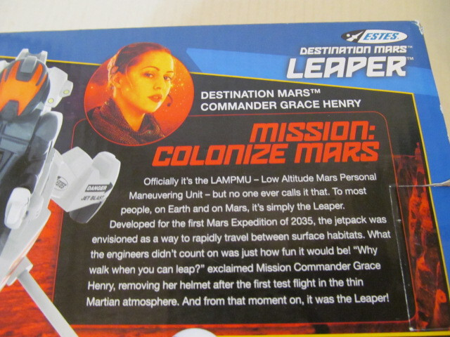 Estes Destination Mars Leaper Flying Model Rocket for Ages 10+