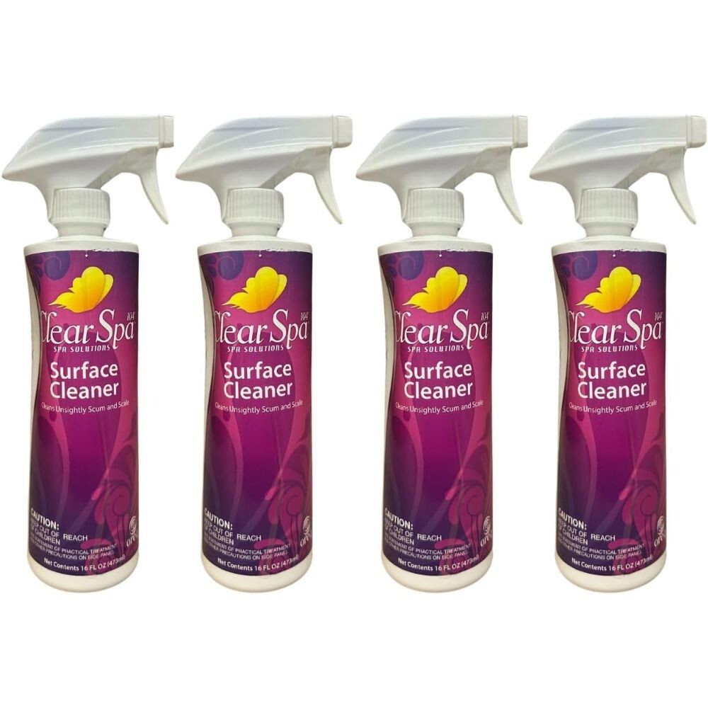 Oreq Clear Spa SURFACE CLEANER - 16 ounces CSLSCPT12 (4 Pack)
