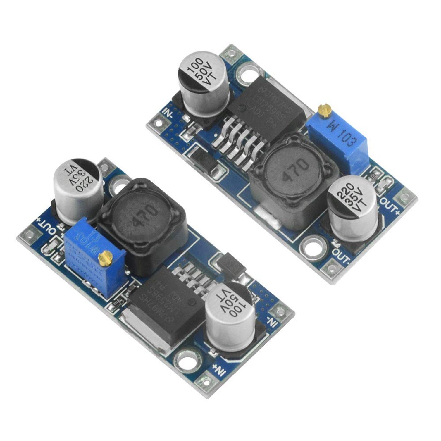 10 PCS LM2596 DC-DC 3A Buck Converter Power Adjustable Power Supply Module 3-40V