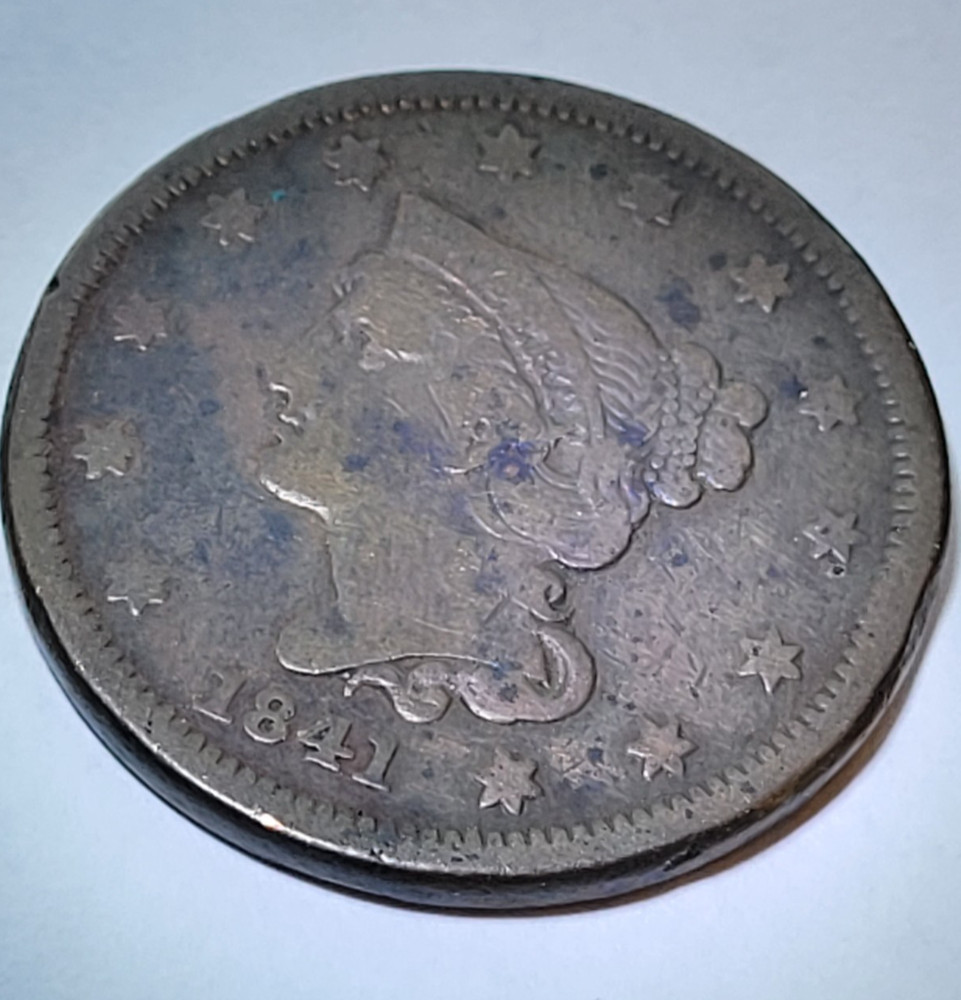 1841 Braided Hair US Large Cent