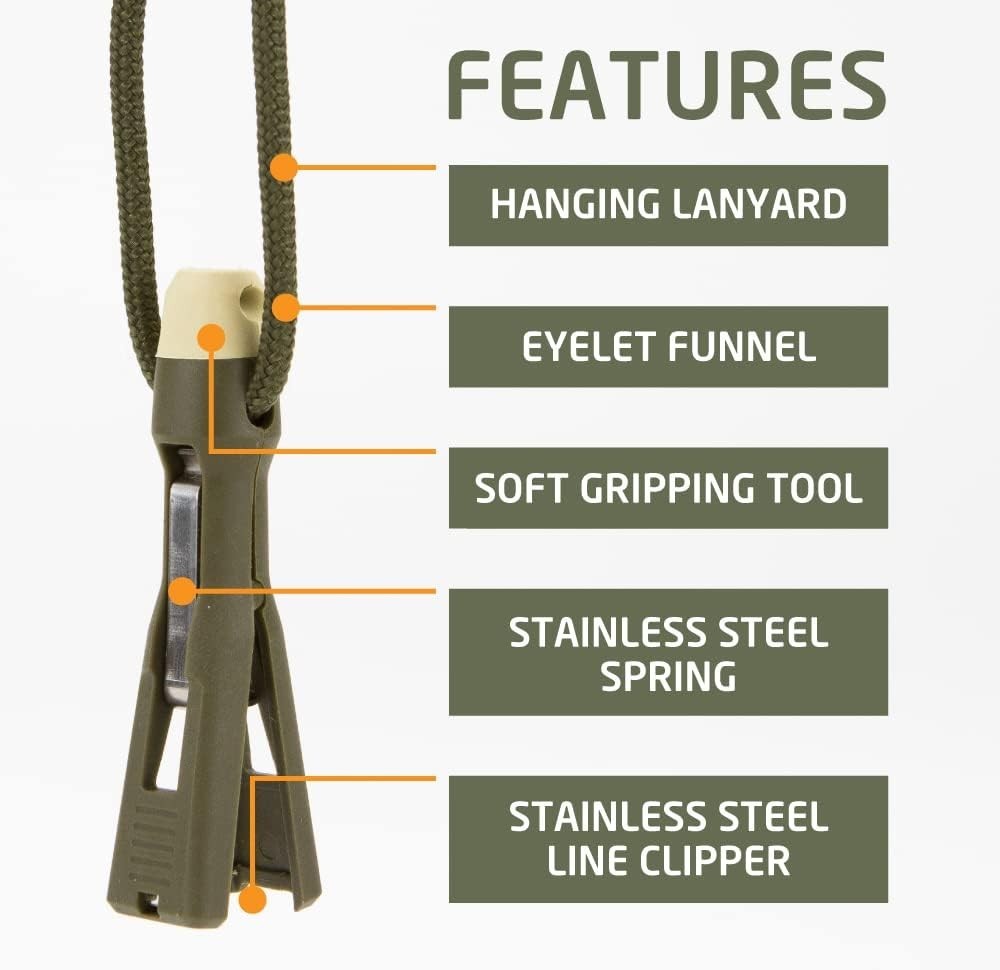 Efficient Fishing Line Threader