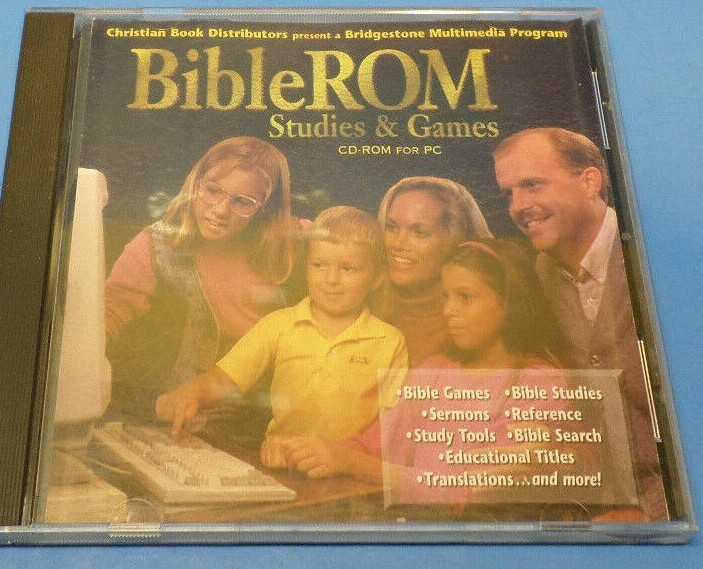 BibleRom Studies & Games (PC,CD-ROM) WIn 3.x & Win. 95