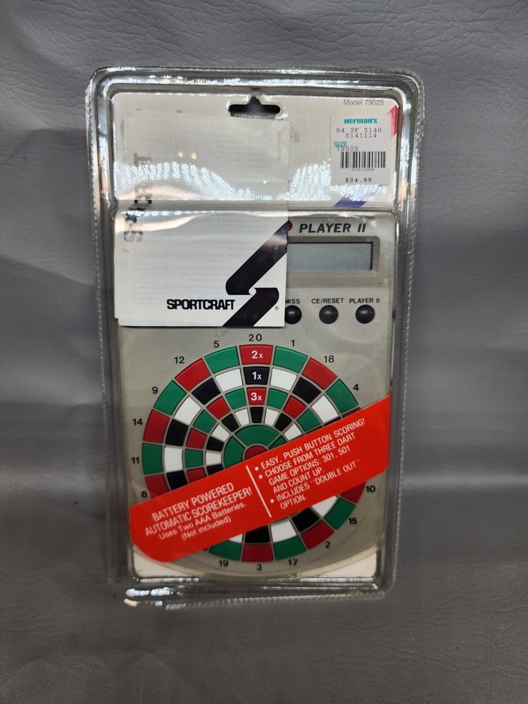 Vintage Electronic Darts Scorer Scoreboard Calculator