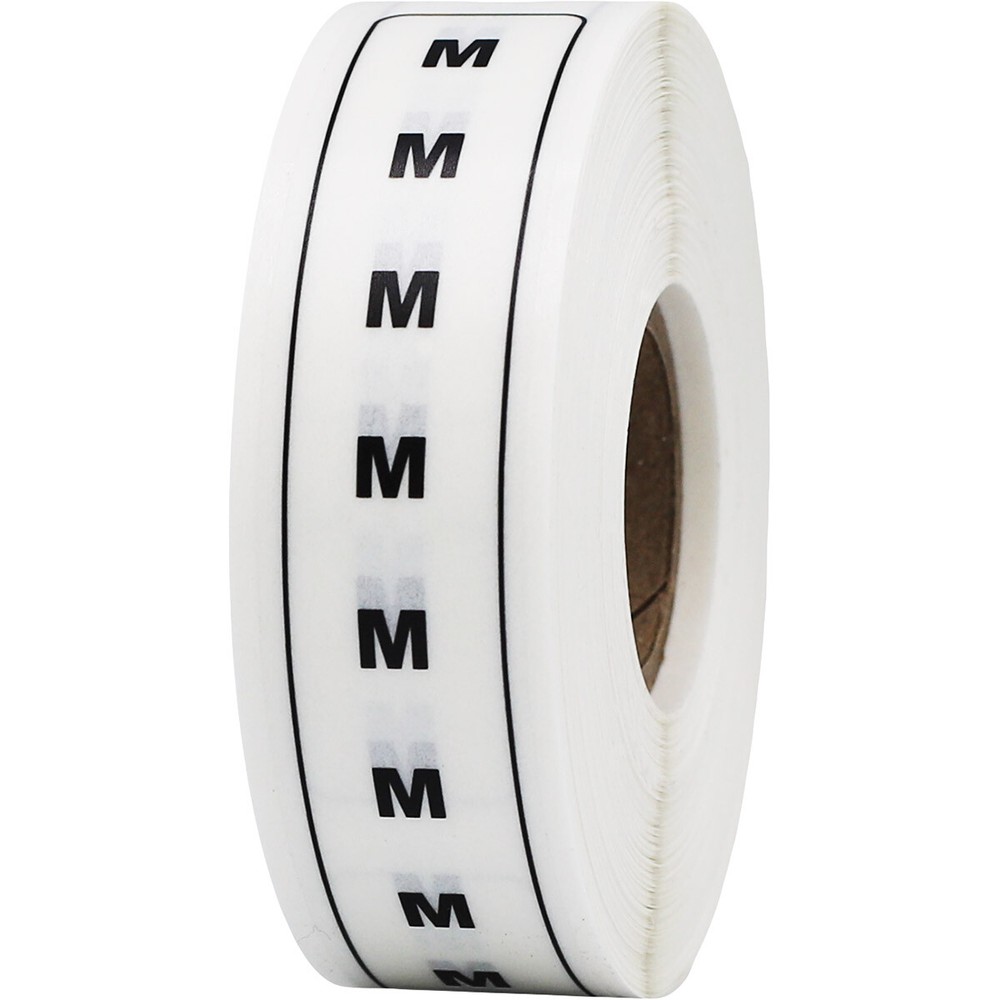 M Size Strip Labels | 0.75 x 5″ | 200 Per Roll