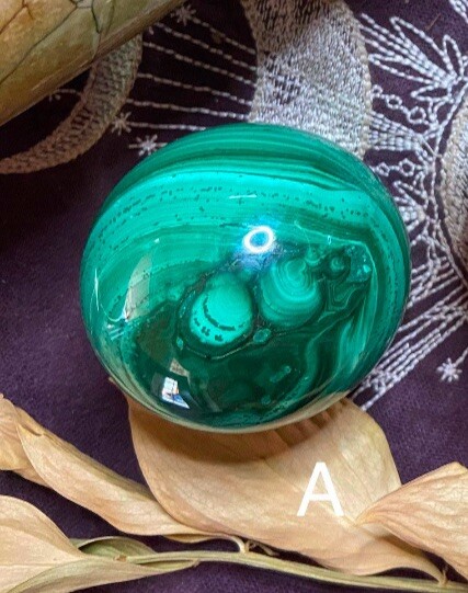 Malachite Sphere, Green Sphere, All Natural, Metaphysical