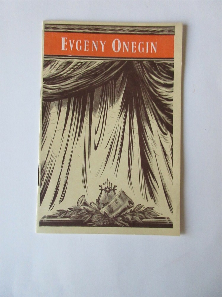 Evgeny Onegin - P.I. Chaikovsky - Synopsis booklet - Moscow