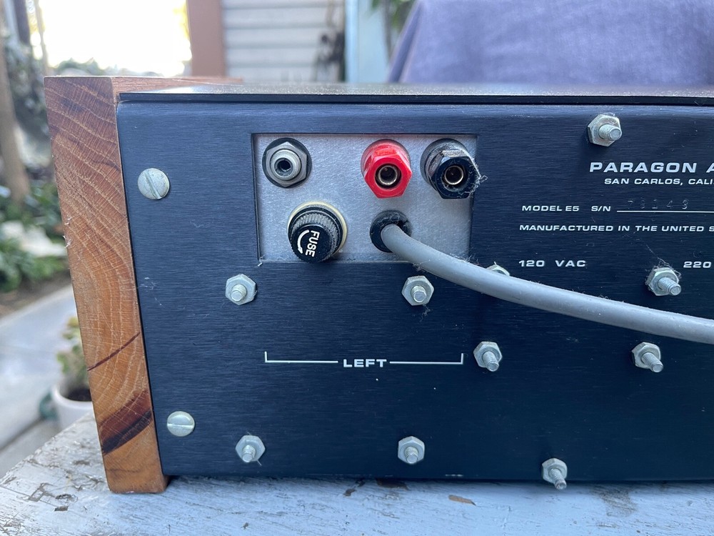 Paragon System-E Sub-Woofer Power Amplifier USA