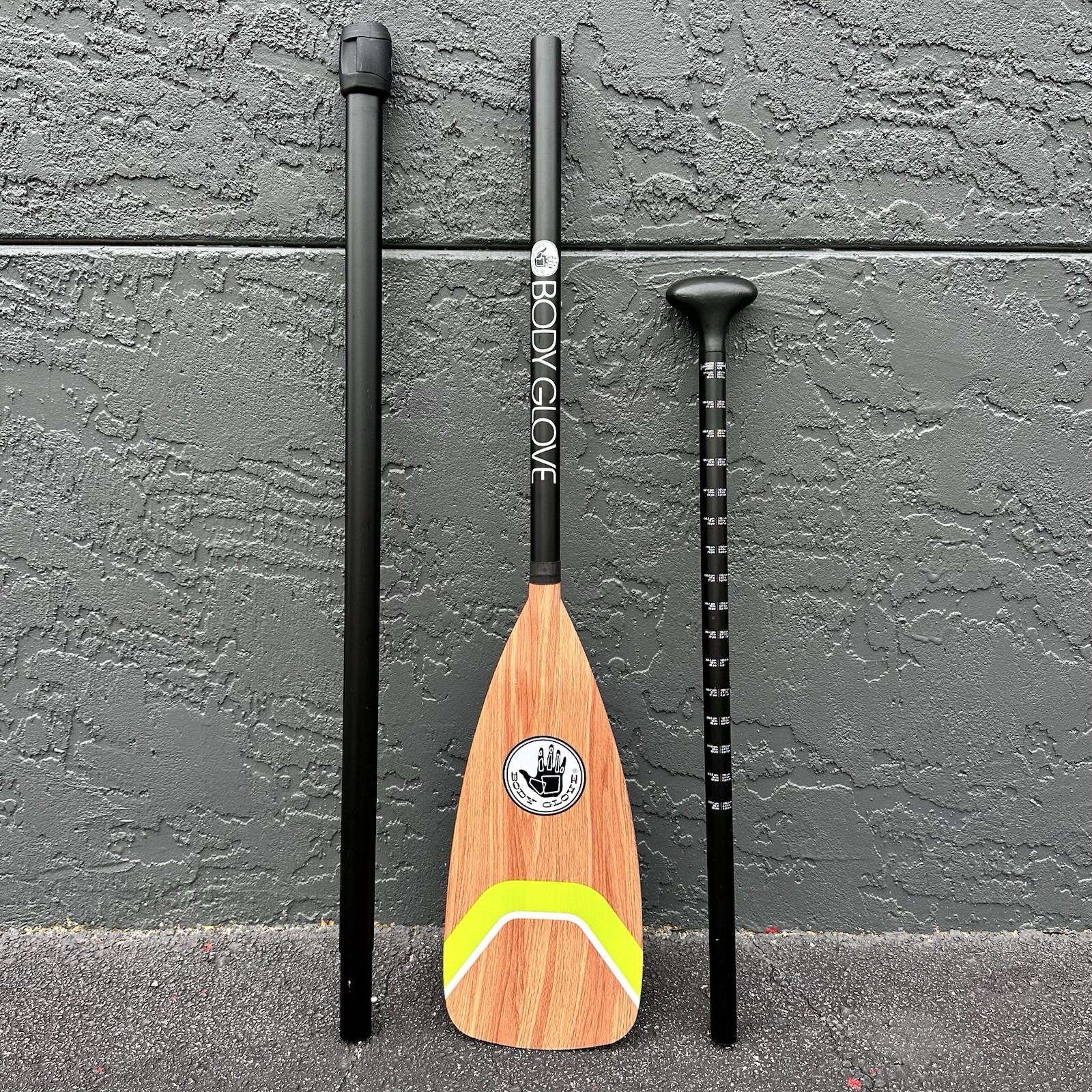 3-Piece Adjustable SUP Paddle –Lightweight, Floating Aluminum Shaft (Body Glove)