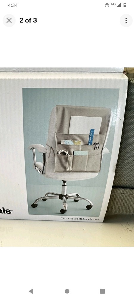 Gray Chair Caddy