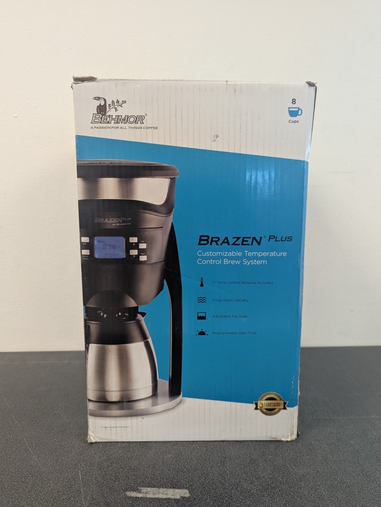 Behmor Brazen Plus 8-Cup Customizable Brew System - Parts Only - Good Condition