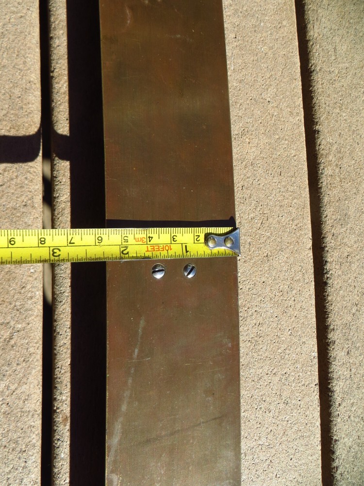 Nautical U.S. Navy Rolling Parallel Ruler Solid Bronze BU Ships 1942 WW2