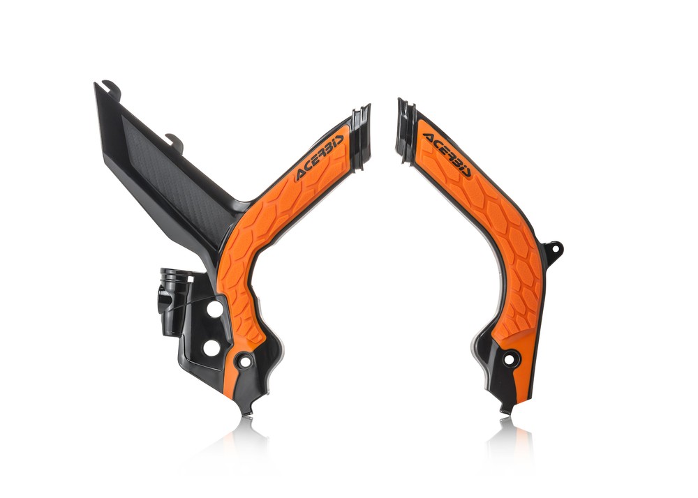 Acerbis X Grip Frame Guards Black/Orange 2733445229