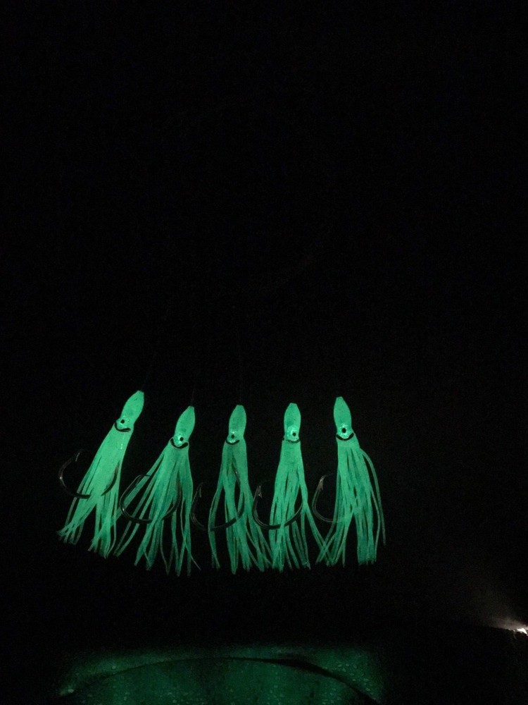 DEEP DROP RIG Glow Squid Grouper Sea bass Cod Tilefish Wreck Fish