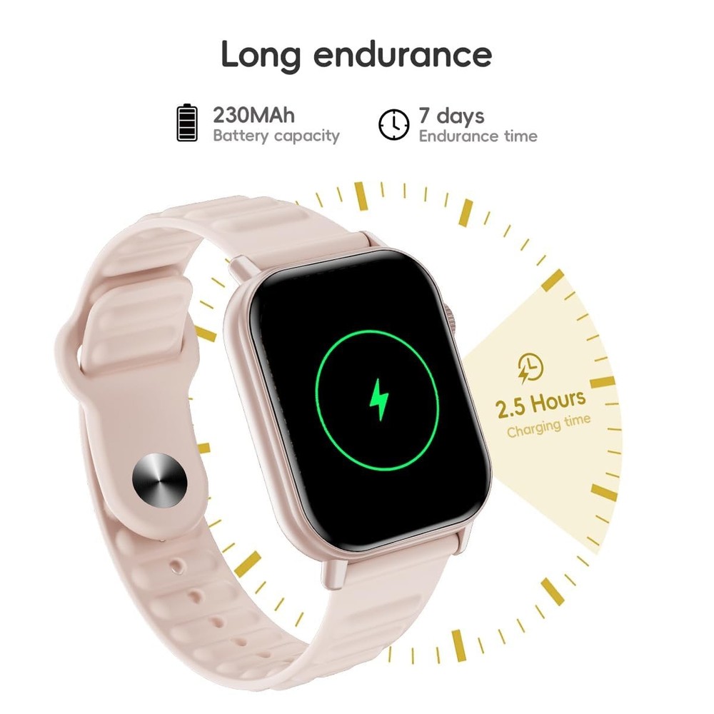 Reloj Inteligente De Pulsera Con Bluetooth Para Mujer Android y iOS iPhone 2026