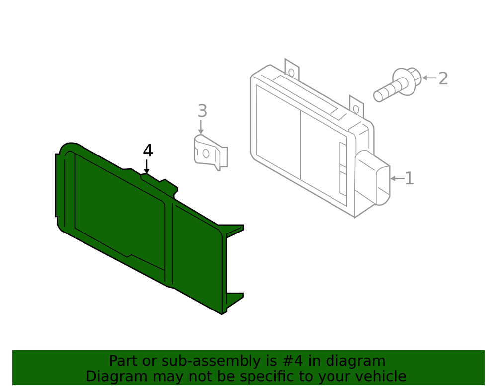 Genuine Audi Shield 4M8-907-693