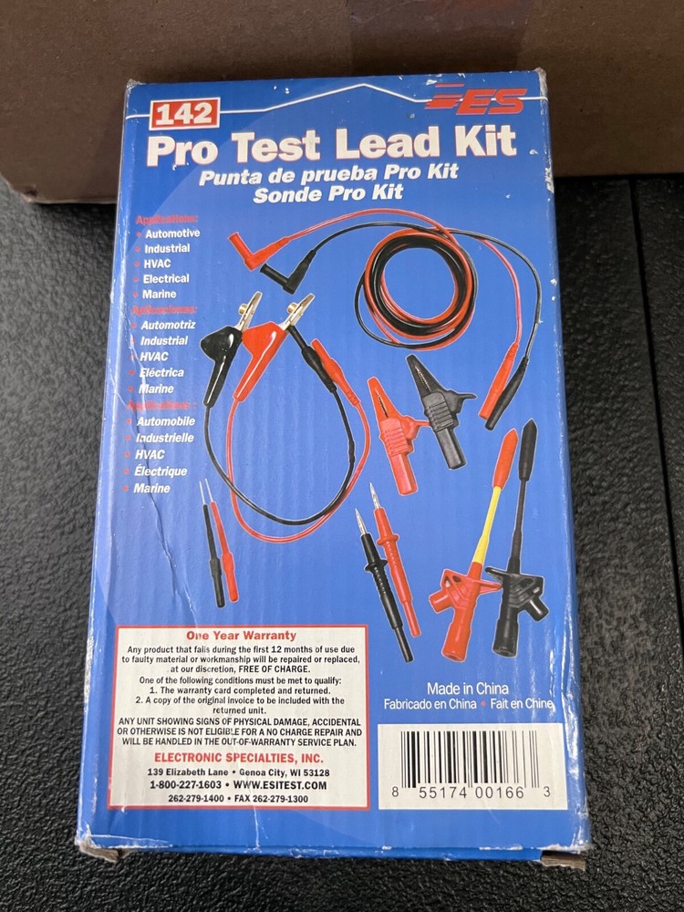 New Electronic Specialties Pro Test Lead Kit